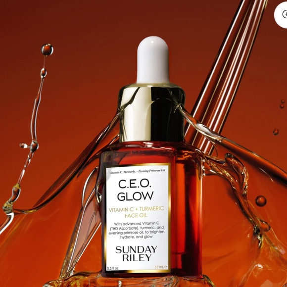 Sunday Riley CEO Glow vitamin c + turmeric face oil - brand new .5 fl oz - Picture 11 of 11